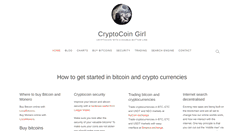 Desktop Screenshot of cryptocoingirl.com